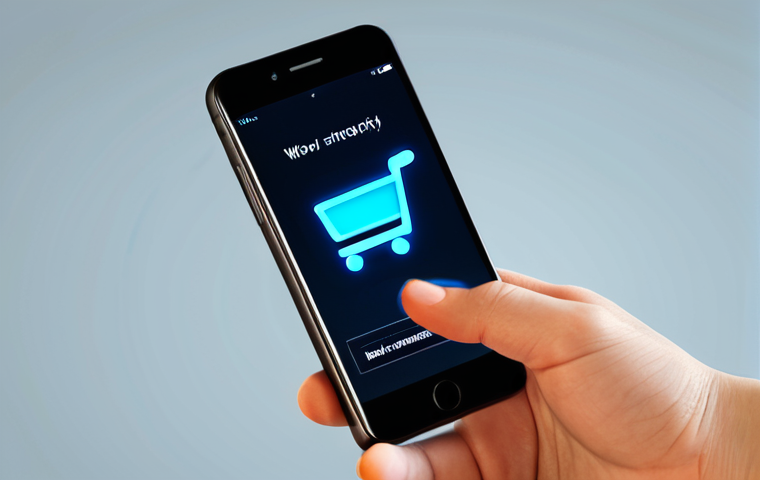 디자인에서 마이크로 인터랙션의 중요성 - The "Wow Effect" of First Interaction**
"A close-up shot of a modern smartphone interface. A hum...